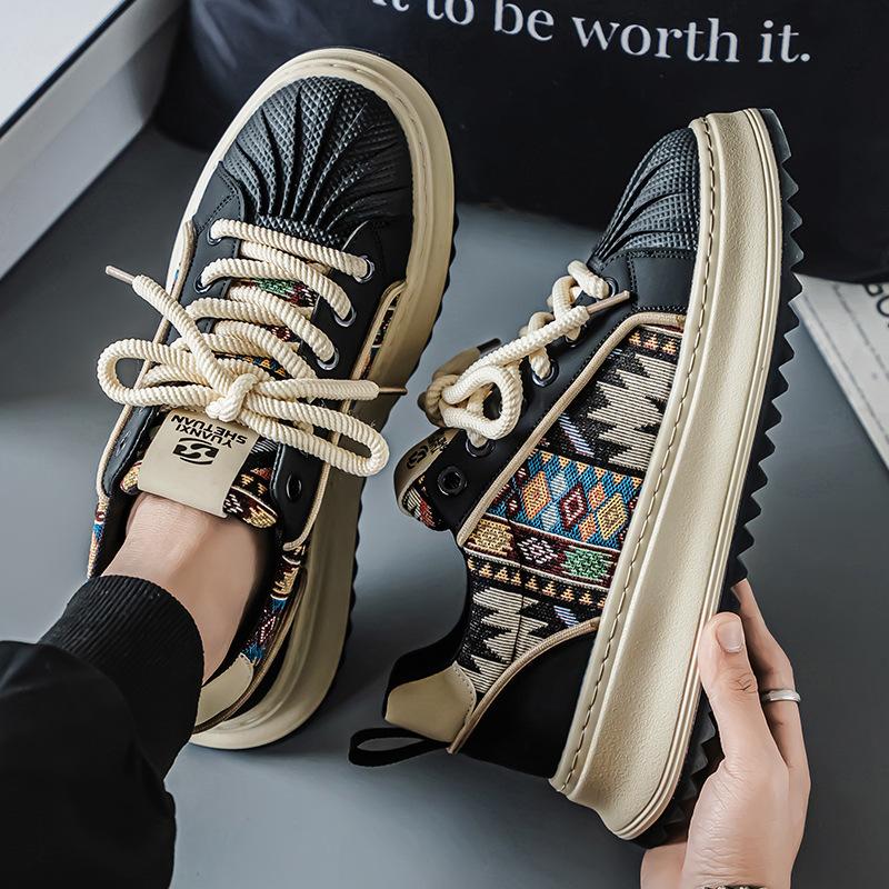 

Men s shoes summer 2025 new breathable versatile casual shoes lightweight soft baseplate shoes wear-resistant sports little white shoes men 39