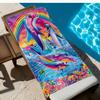 1pc Dolphin Microfiber Beach Towel, Multi-Purpose Yoga Fitness Camping Travel, Durable Outdoor Essential