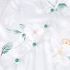 American Standard 19mm Silk 6A Grade Autumn Long Sleeve Women's Pajamas Mulberry Silk New Chinese Style Homewear White XL