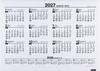 Takahashi 2026 Wall Calendar B3 E51