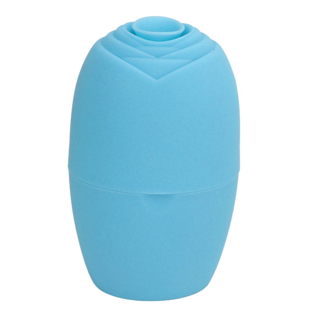 Ice Face Roller Silicone Facial Beauty Ice Mold Face Massager Cube for Neck and Eye Blue