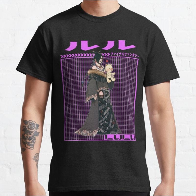 FINAL FANTASY LULU Gift t shirt for RPG gamer 100% cotton printed tee Men's Short Sleeve Graphic Clothes All size tops