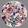 50 Bold Graffiti Stickers: Japanese Anime for Phone, Laptop, Case Decor
