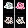 Fashionable Love Pattern Bucket Hat for Various Head Size Winter Autumn Thicken Fisherman Hat Headpiece for Casual Wear