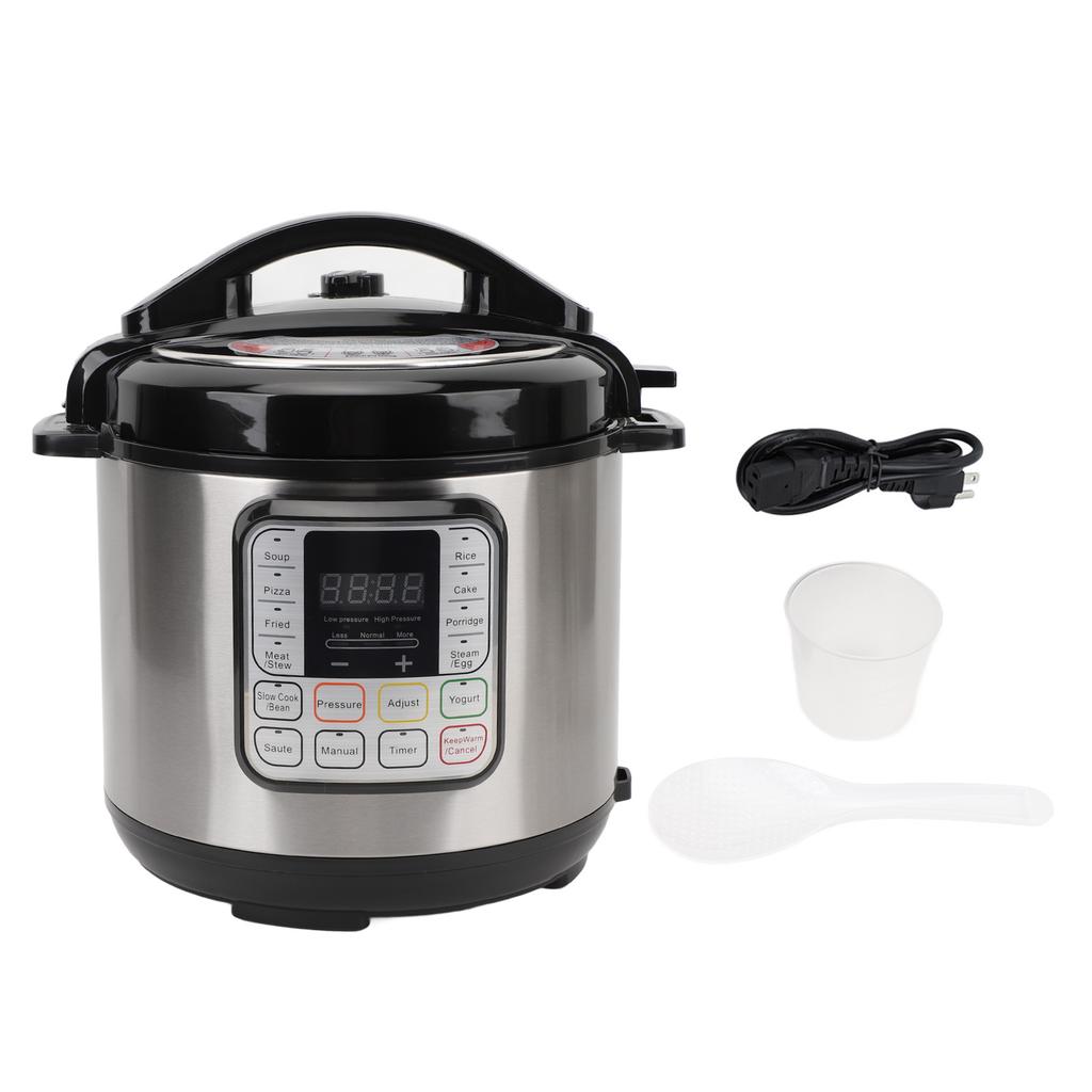 Electric Pressure Cooker 6L Multiple Prevention Dishwasher Safe 16 in 1 Multi Cooker for Slow