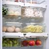 Transparente Ausziehbare Kühlschrank-Aufbewahrungsbox für Gemüse, Obst und Eier