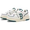 New MLB Chunky Liner Low Top Skateboard Shoes Unisex Beige Green 3ASXCBO3N-43GND