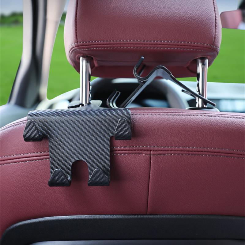 

Mutifunction Car Seat Back Hook Dual-use High Load-bearing Headrest Seat Water Bottle Bag Hook Phone Bracket Car Accessories