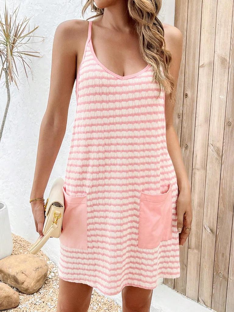 Women's Tennis Dress Athletic Mini Romper with Built In Shorts Summer Vacation Outfit