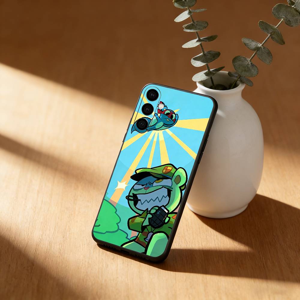 h-Happy T-Tree Friends Phone Case For Samsung Galaxy A20,21s,22,31,32,52,53,72,73,80,91 Soft Black Shell