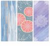 1.5mm Suede Fabric Natural Rubber Yoga Mat Wear Resistance Yoga Towel Portable Fitness Mat Foldable Anti-slip Yoga Mat