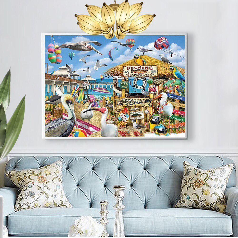Diamond Painting Full Round Diamond Mosaic Landscape Diamond Embroidery Cross Stitch