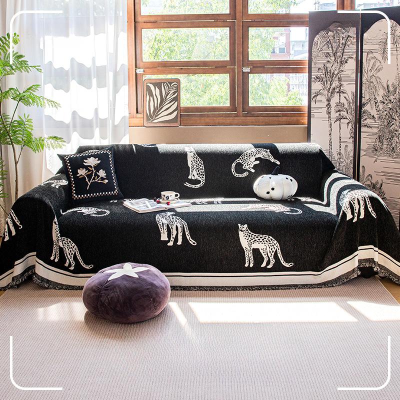 Nordic Style Light Luxury High-end Sofa Cover Fabric Четырехсезонный универсальный чехол для дивана Одеяло для дивана Новый стиль 180*130cm