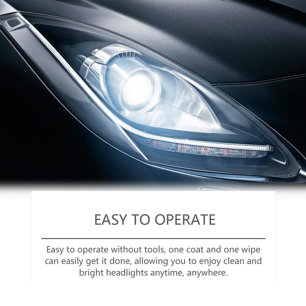 RAYHONG Automotive Headlight Care Cream Scratch Repair & Polishing Restorer for Car Headlights Gloss Enhancer 100g