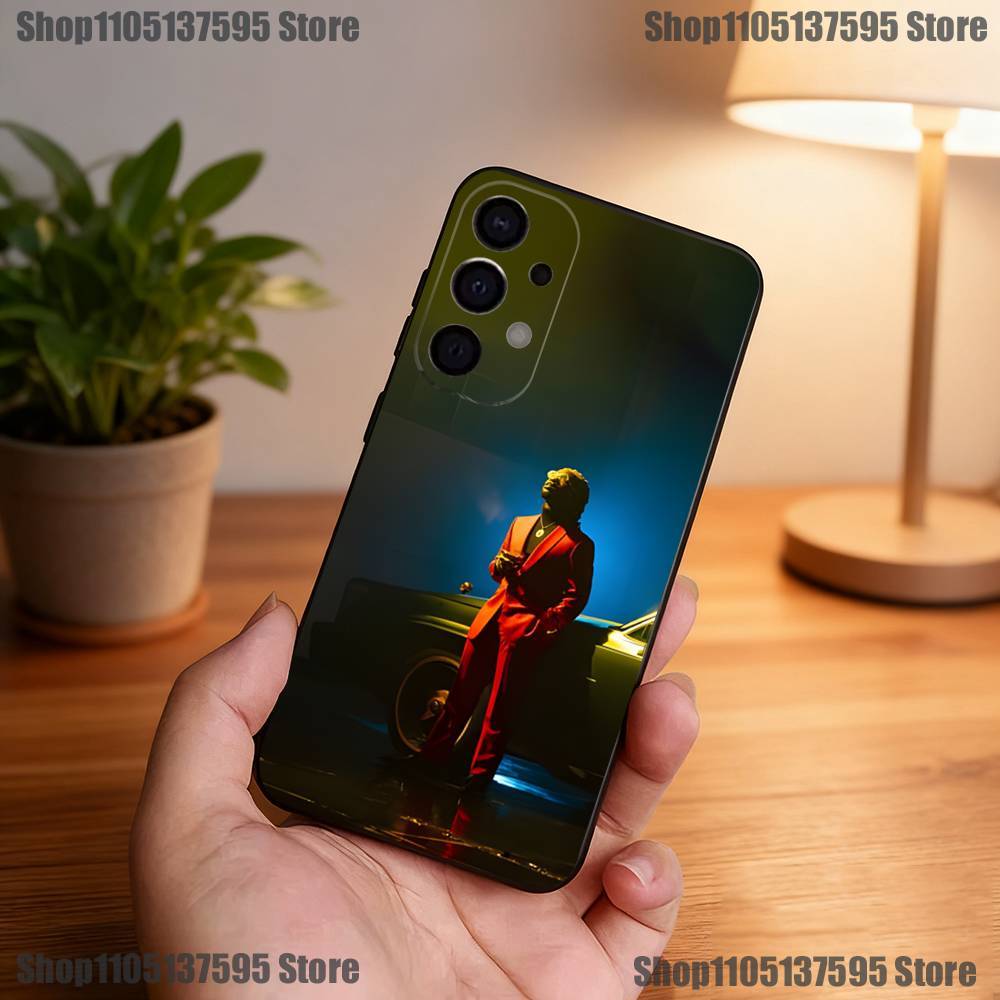 J-JOK air Rapper Phone Case For Samsung S25,S24,S21,S22,S23,S30,Ultra,S20,Plus,Fe,Lite,5G Black Cover