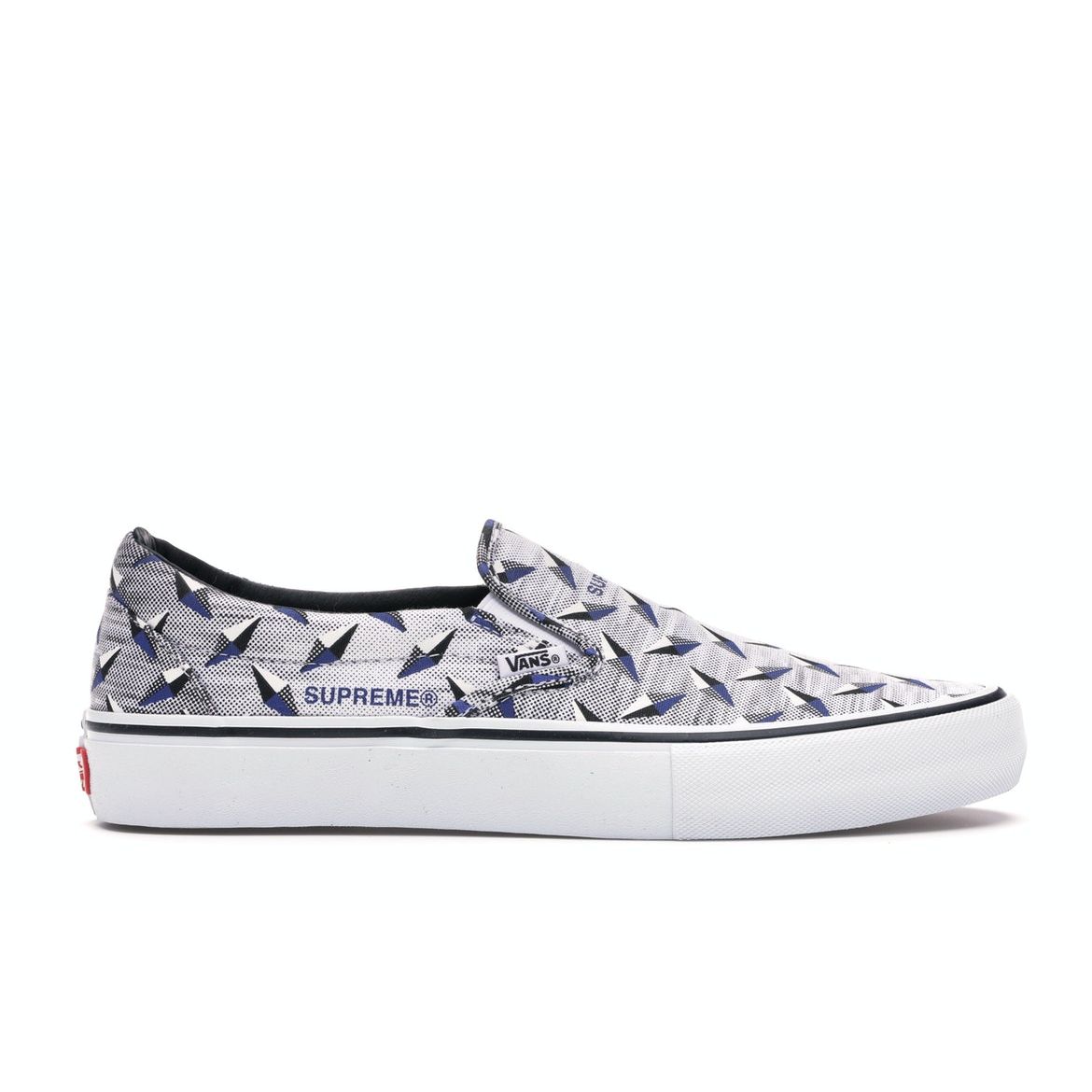 

Белые кроссовки унисекс Vans Supreme x Classic Slip-On Pro Diamond Plate VN0A347VTEF