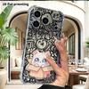 Phone Case: 2D Flat Suitable for iPhone 18 17 16 15 14 13 Pro, Transparent Four Corner Protective Case, Blue Eyes, Christmas and Halloween Gifts