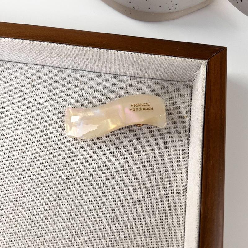 Retro Simple Wavy Acetate Shape Hair Clips Woman Girls Sweet Exquisite HairPins Colorful Barrettes Fashion Hair Accessories New