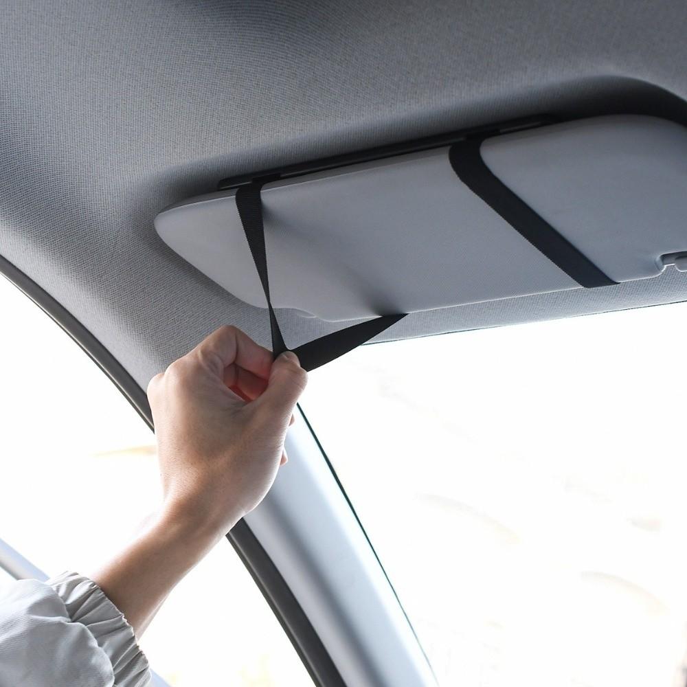 Large Screen Sun Visor Plate HD Cosmetic Mirror New Makeup Mirror  Car Interior Accessories