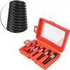 8pcs Damaged Broken Screw Remover Extractor Drill Bits Steel Durable Easy Out Remover Tool Works on Wood and Machine Screws