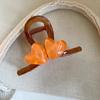 Korean Style Love Hair Claw Headwear Resin Shark Clip Hair Accessories Heart Shark Clip  Work