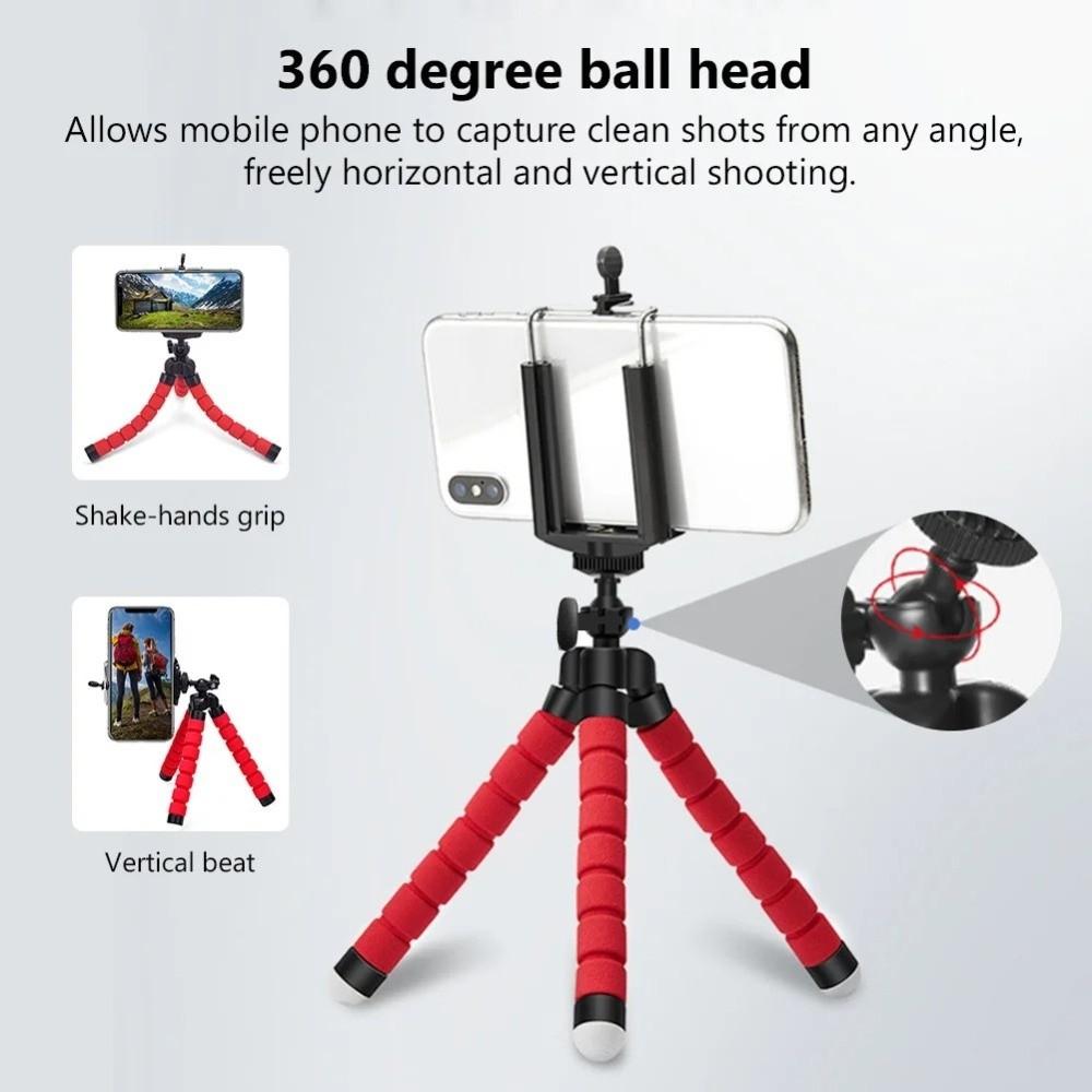 Non-slip Smartphone Tripod Compact Portable Accessory Holder  Daily Mobile Use