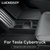 For Tesla Cybertruck 2026 2026 Center Console Lower Storage Box Car Interior Accessories Tidying Tray Organizer Case 2pcs