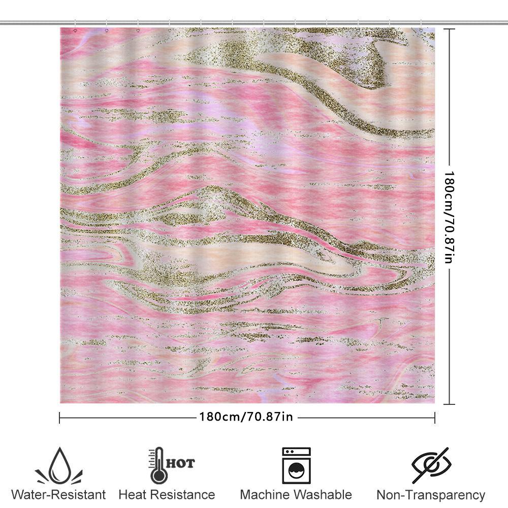 Whirlpool Stars Duschdraperi Högkvalitativt 3D-tryckt Natthimmeldesign Badrumsdekoration Hemaccessoarer Vattentäta Dekorationer
