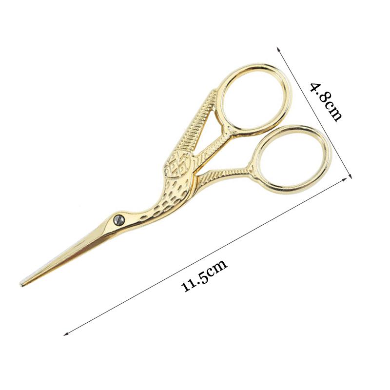 Peacock Stork Vintage Sewing Needlework Color Scissors Tailor Embroidery Scissor Crafts DIY Tailoring Fabric Cloth