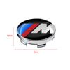 4PCS 60mm M LOGO Emblem Car Rim Cover Decal Tire Wheel Center Hub Cap Cover Auto Accessories for BMW X1 X3 X4 X5 E46 E90 F20 E60 E39 F10 M2 M3 M5