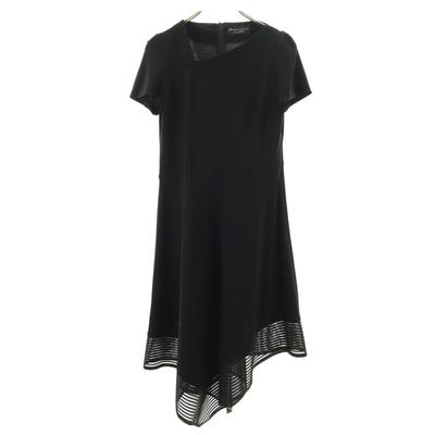 MAISON DE JUNKO Made In Japan Short Sleeve One Piece 40 Black Women Used