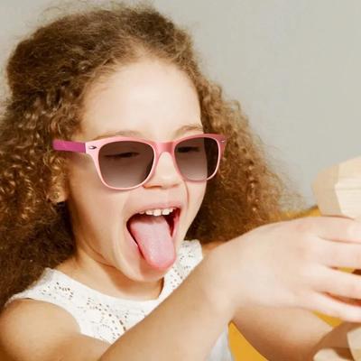 Children's Sunglasses Rice Nail Personalized Dual Tone Color Outdoor UV Resistant Children's Sun Visors