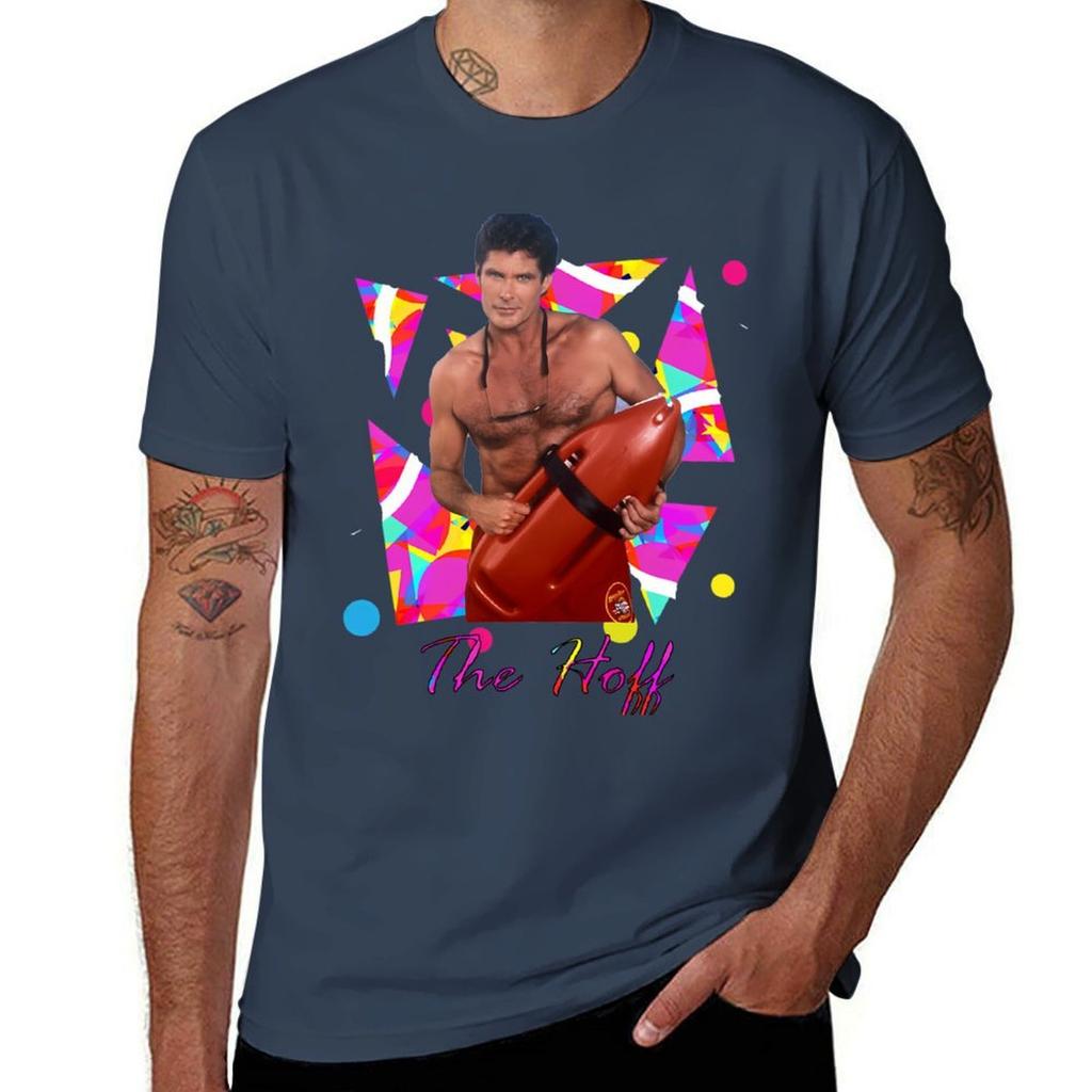 The Hoff Tshirt Casual Streetwear Short Sleeve Tee