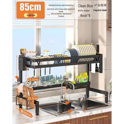 Multi-functional Kitchen Sink Countertop Drain Rack