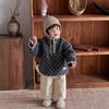 Kinderkleidung verdickt Winter neu Baby Winter Wollpullover Kinderkleidung Jungen Fleece-Set