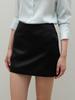 Bundak Saints Cotton Silk Mini Skirt Black