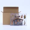 Krippenstatue, Weihnachtsbaby Jesus, Krippe, Figur, Kunstharz, Bastelornament, religiöses Kirchen- und katholisches Geschenk