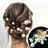 18pcs Pearl Bridal U-shaped Pin Metal Barrette Clip Hairpins Rhinestone Wedding Hairstyle Design Tools Women Hair Accessories