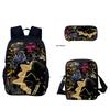 3pcs/set 3D Game Forsaken Gubby Primary and Secondary School Students Schoolbag Backpack shoulder Bag Pencil Bag School Bag