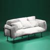 European Styles Velvet Sofa Furniture With Removable Cushion And Metal Frame for 1/6 Doll House Scene Display Accessories