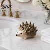 Anniversary Gifts for Her Hedgehog Ring Holder Cute Resin Jewelry Organizer Rings Waterproof Animal Holder Storage Vanity Dresser Bathroom,