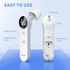 Boncare Ear and Forehead Thermometer, 2X Accuracy Infrared Digital Thermometer for Adults and Kids, 1 Second Reading, No Touch Baby with Fever Alarm,