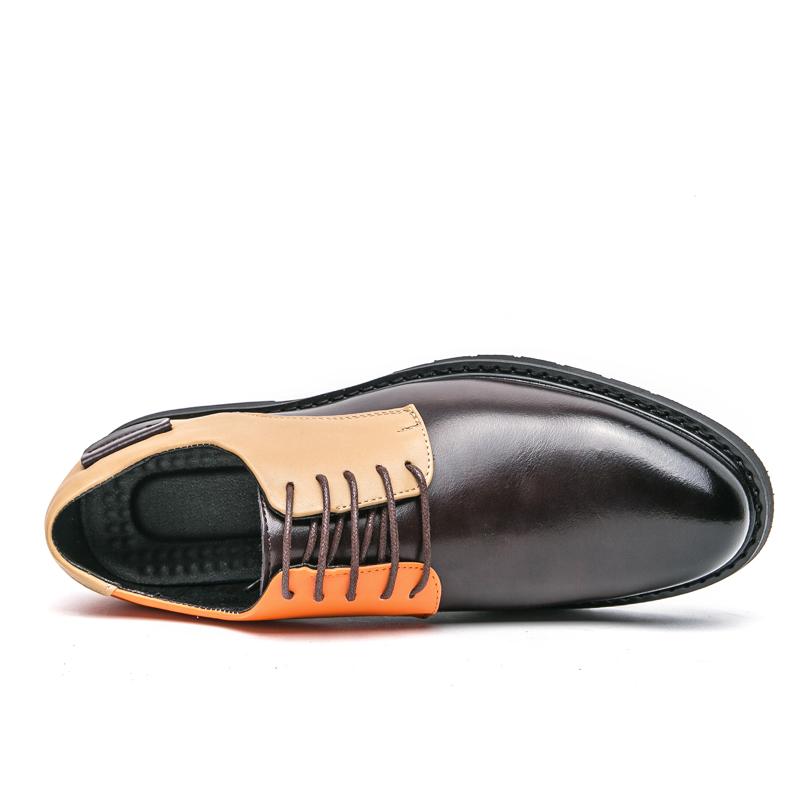 Men Oxfords Dress Brogues Derbys Formal Business Leather Shoes Tuxedo Wedding Shoes Plus Size