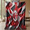 AC Milan Theme blanket Soft Flannel Blanket Plush Throw Blanket Cozy Sofa Bed Blanket for Home Decor
