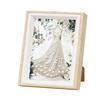 DIY Pearl Painting Kit with Wooden Frame 15x20cm Pearl Gem Paintings Picture Arts Craft for Adults Beginners Home Wall Decor