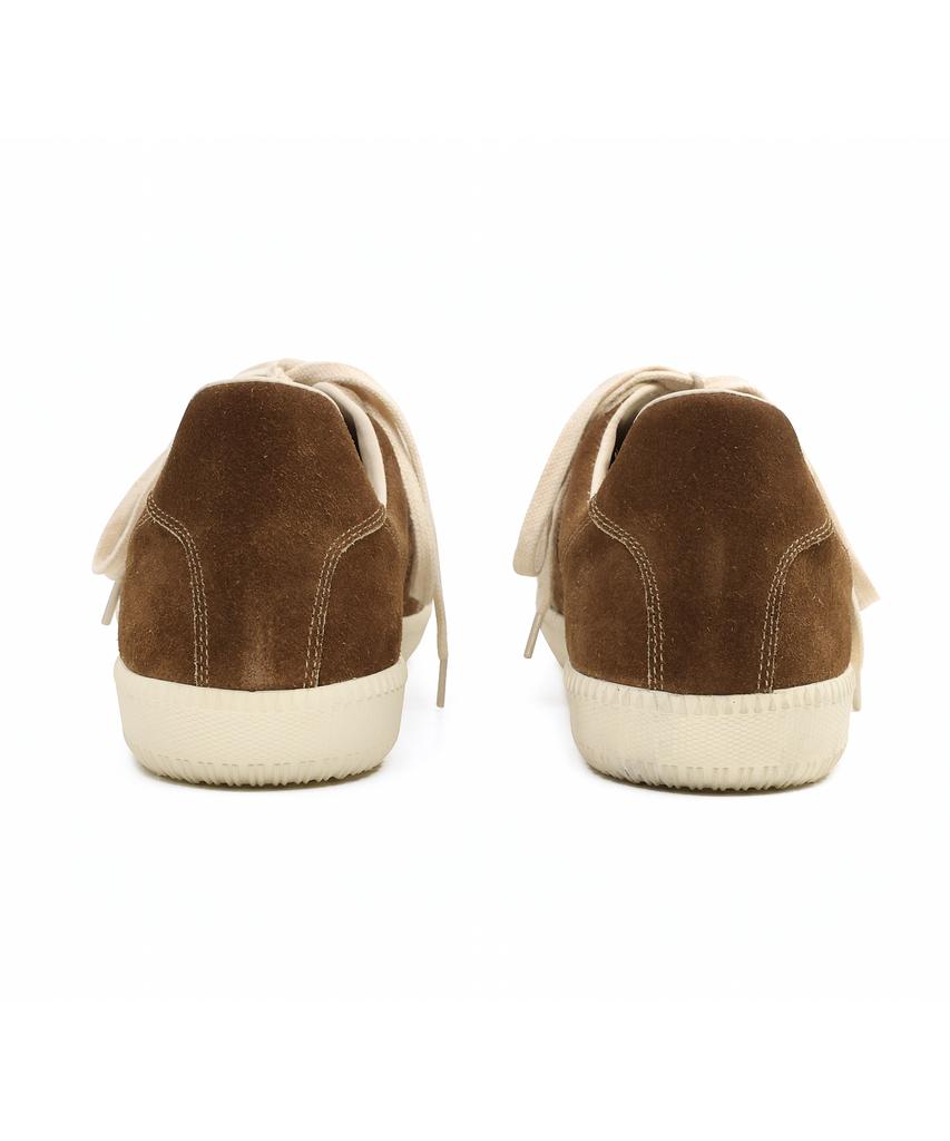 Yase Grima 8-Hole Suede German Army Sneakers Brown (A Type)