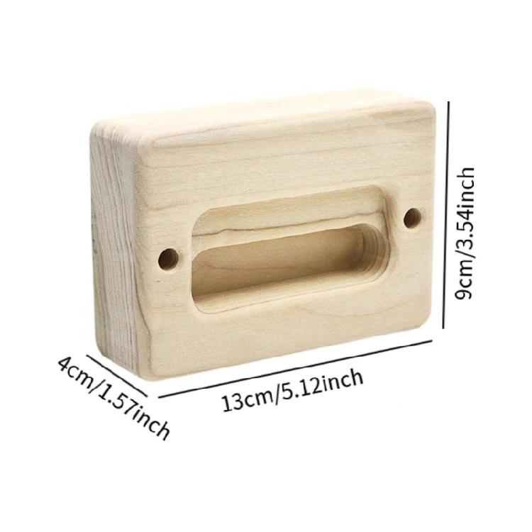 Rock Climbing & Bouldering Training Board Hangs Board Wood Climbing Fingerboard for Training Finger Grip and Pull Up