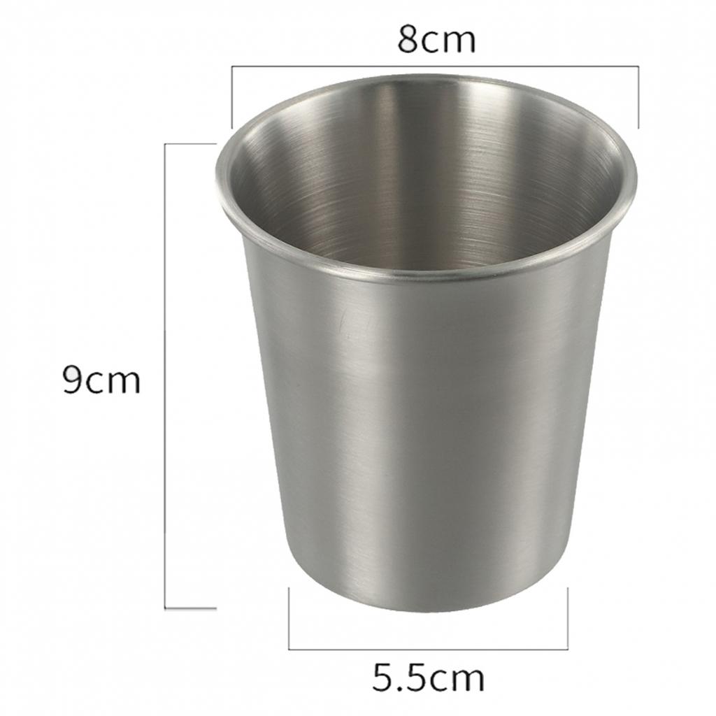 Resilient Stainless Steel Beer Cup Mug for Camping and Party 240 500ml