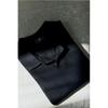 H M Regular Fit Textured Polo sHirt Black