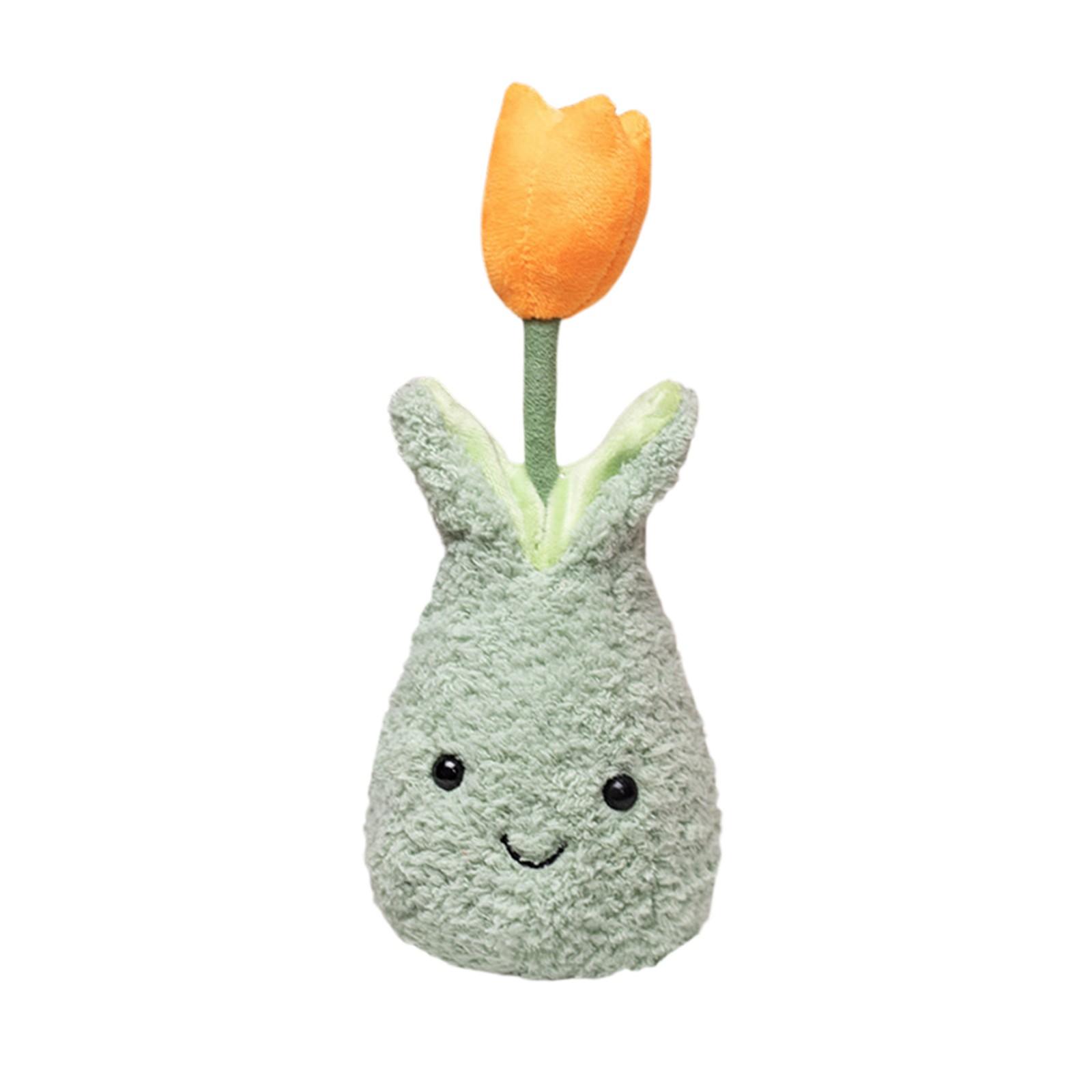 

Succulents Potted Plush Toy Super Cute High Value Plush Doll,cute Plush Doll One Size помаранчевий